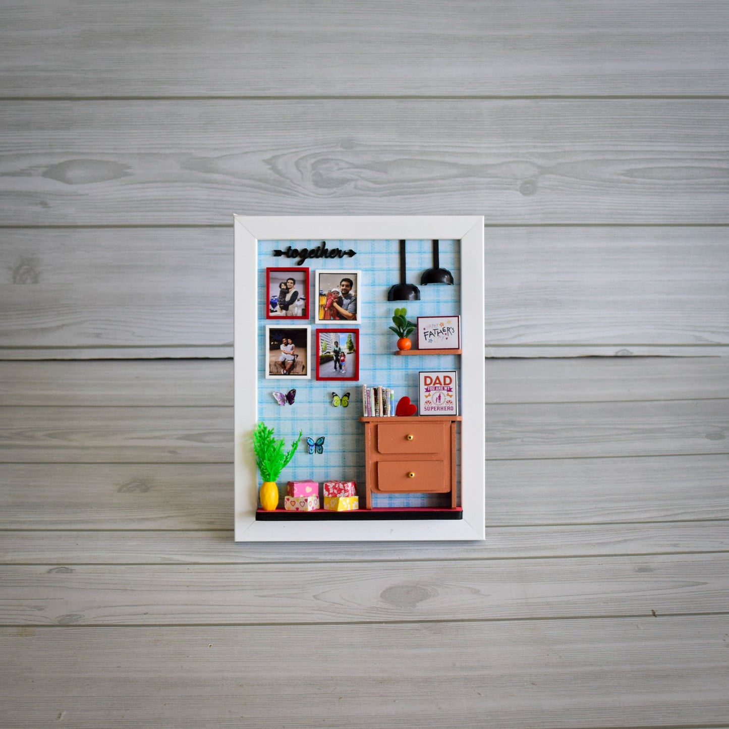 FATHER'S DAY "THE CUTE CORNER" MINIATURE FRAME