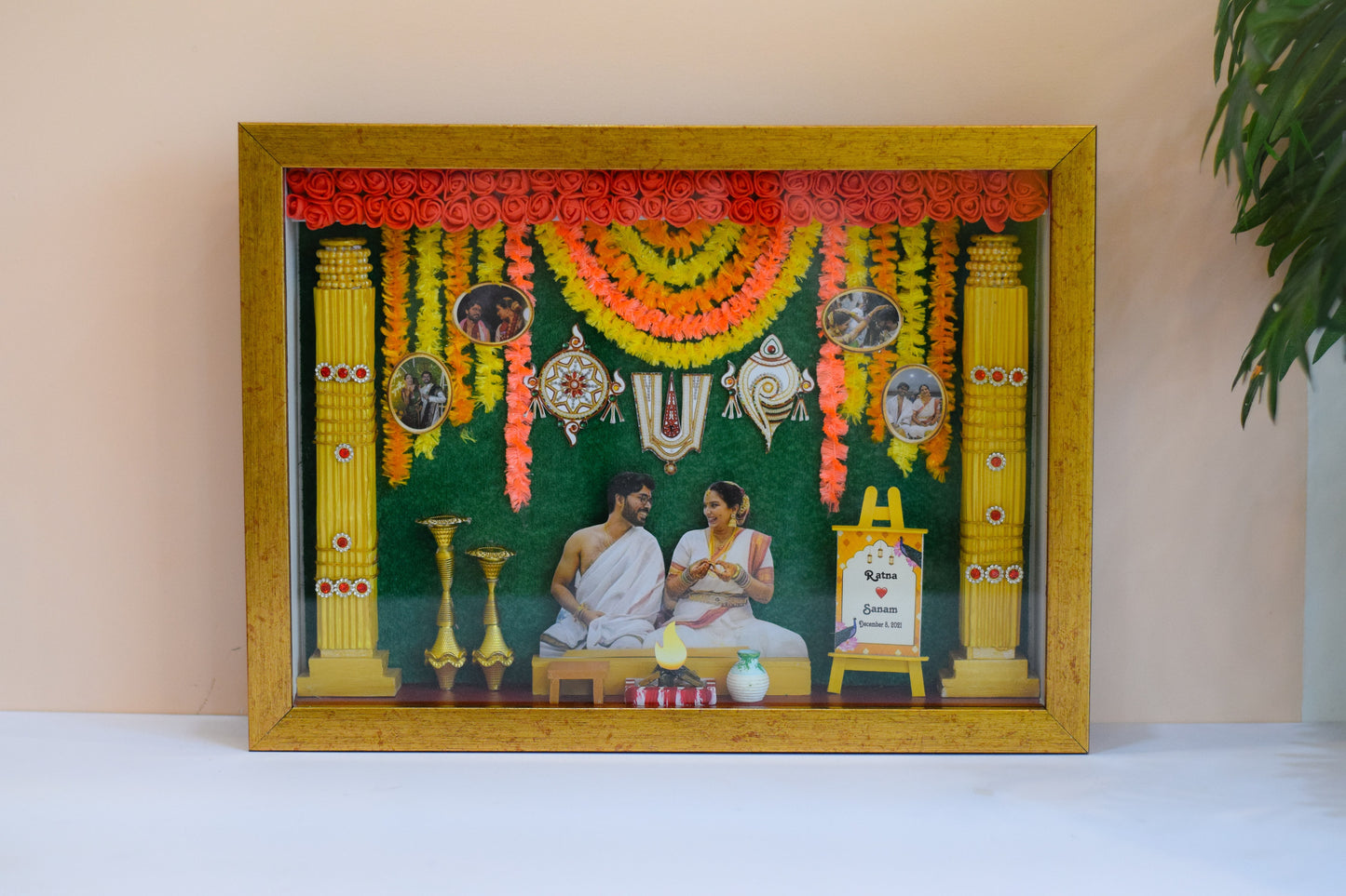 "THE WEDDING" MINIATURE WALL DESIGN 5