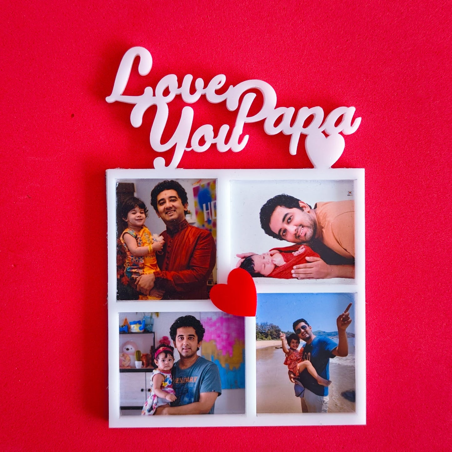 PHOTO COLLAGE FRIDGE MAGNET - Father's Day