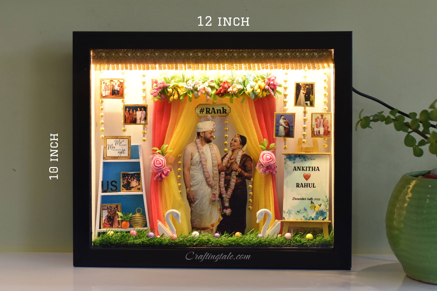 THE WEDDING Miniature Frame Design 1