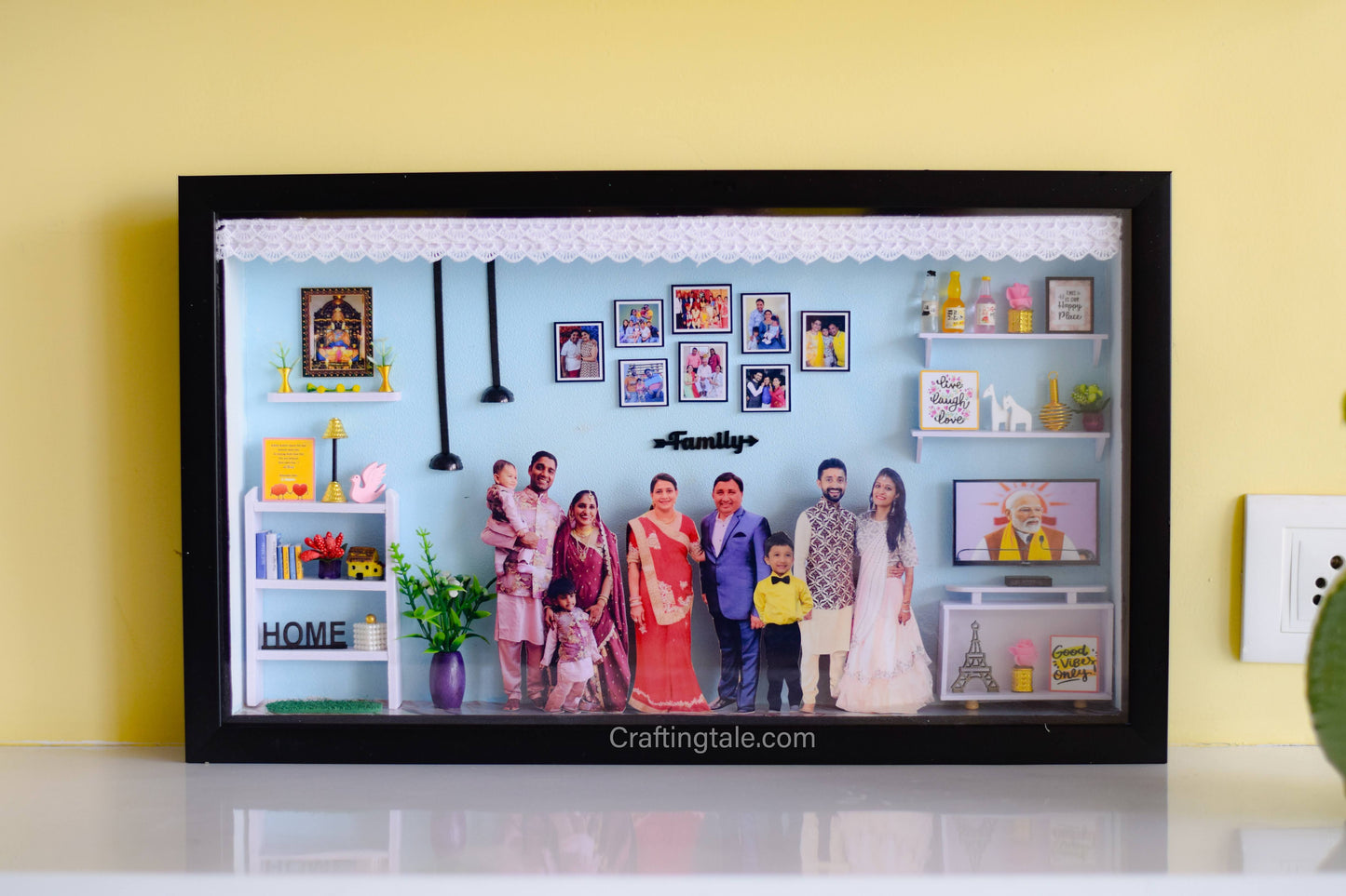 "OUR HAPPY FAMILY" MINIATURE WALL