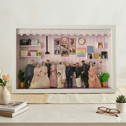 "OUR HAPPY FAMILY" MINIATURE WALL