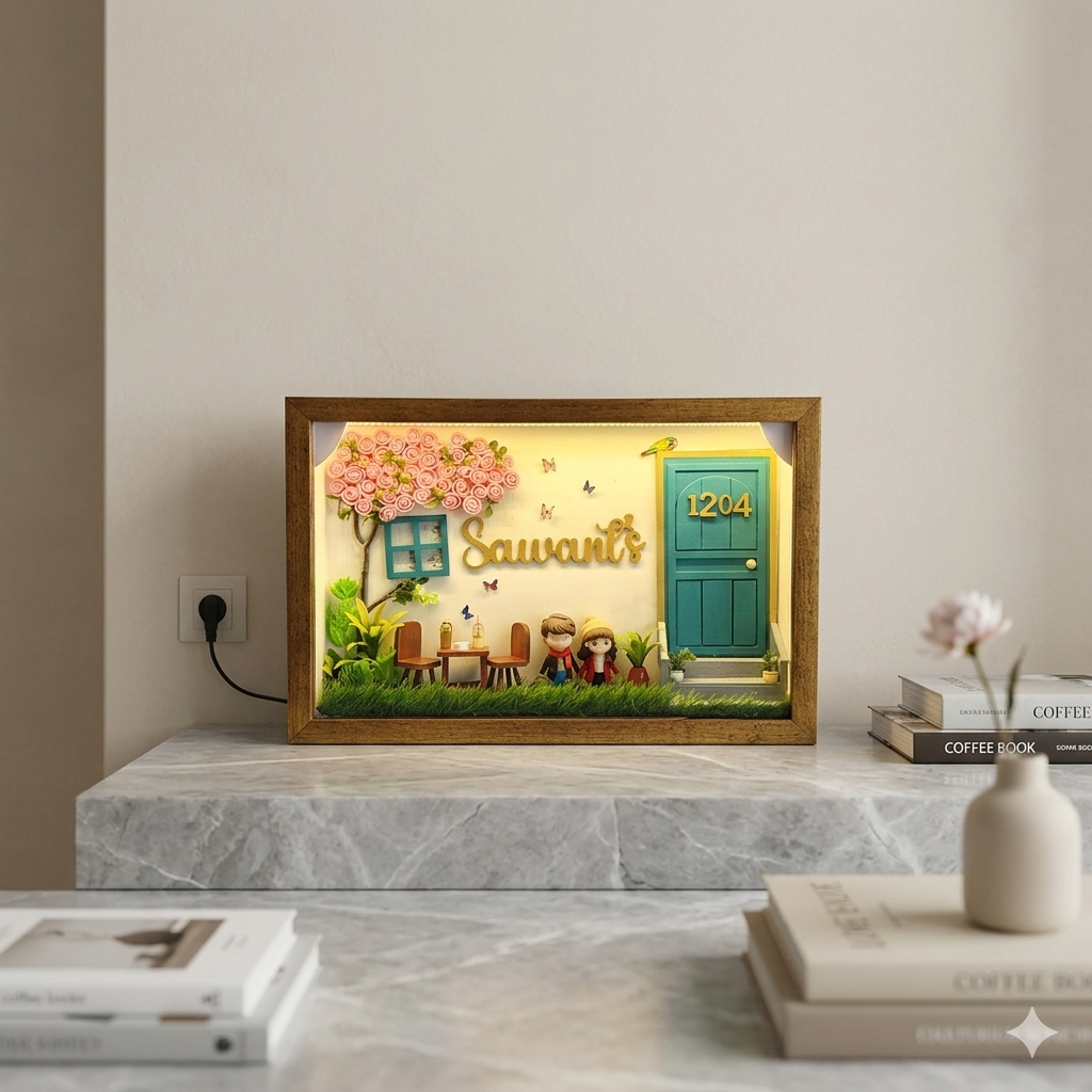 "THE MAIN DOOR" HOUSE NAMEPLATE DESIGN 2