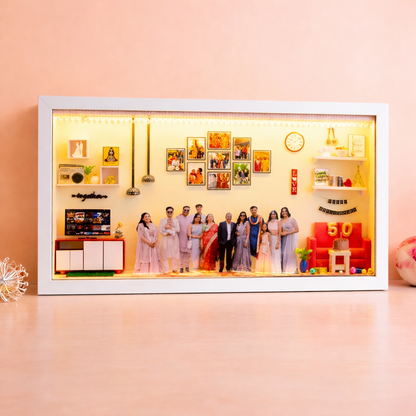 "OUR HAPPY FAMILY" MINIATURE WALL