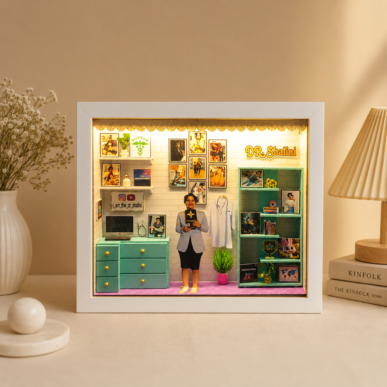 HER HAPPY CORNER Miniature frame