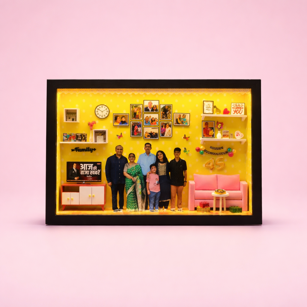"OUR HAPPY FAMILY" MINIATURE WALL