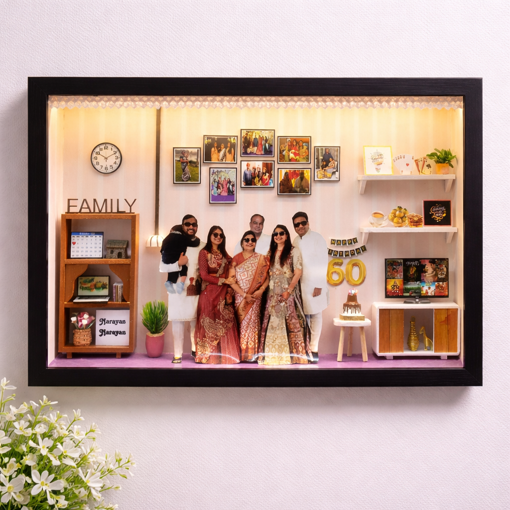"OUR HAPPY FAMILY" MINIATURE WALL