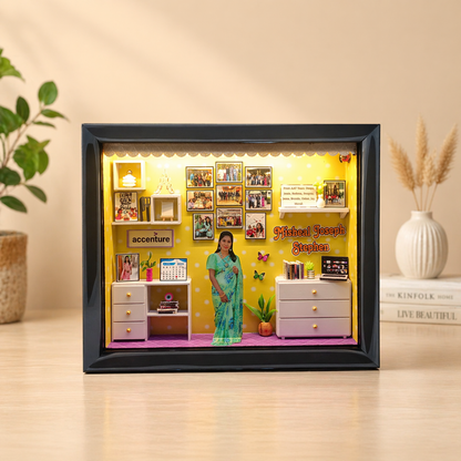 HER HAPPY CORNER Miniature frame