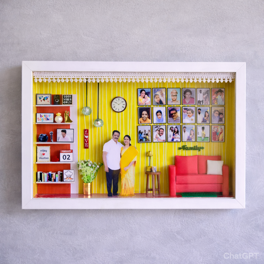 "OUR HAPPY PLACE" MINIATURE WALL