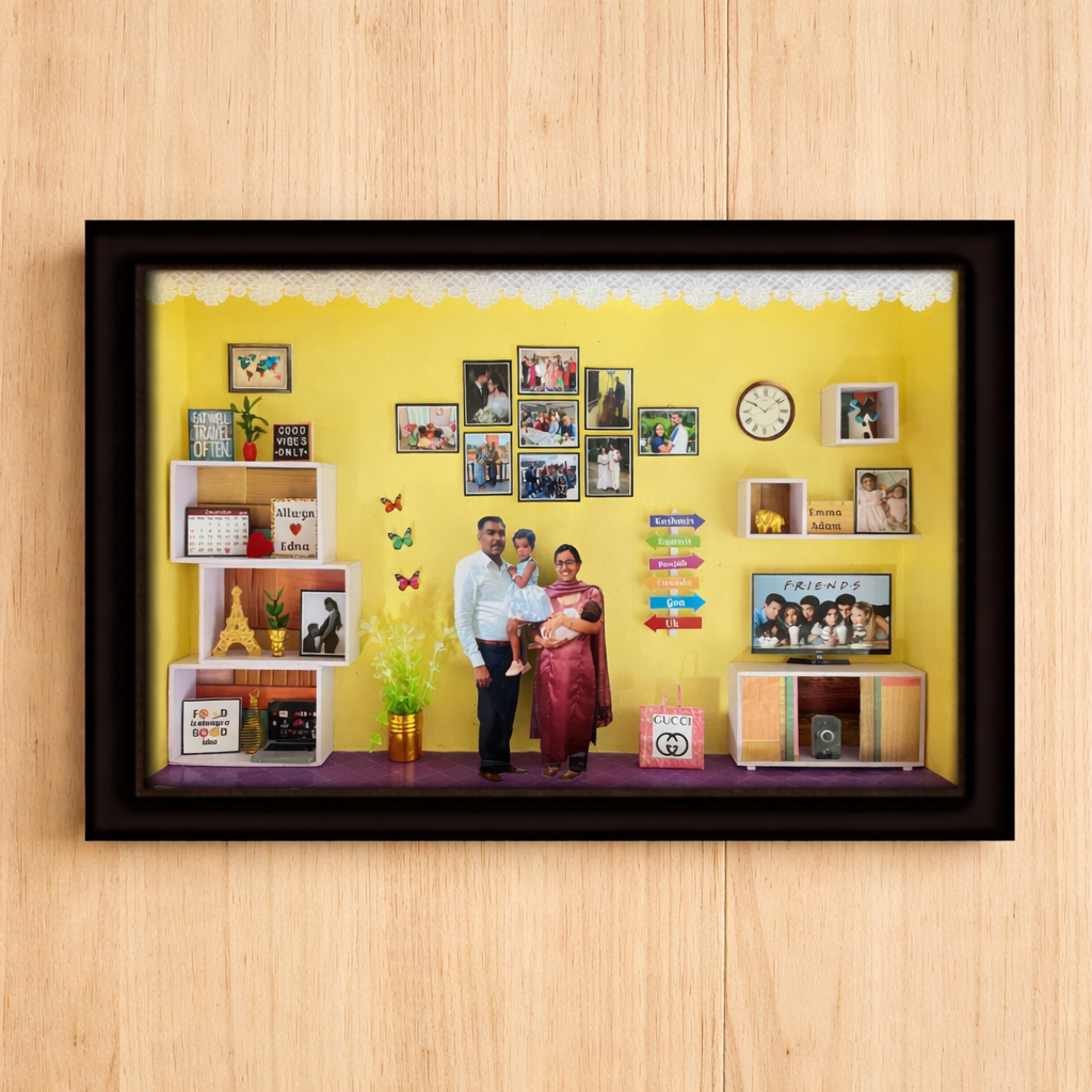 "OUR HAPPY PLACE" MINIATURE WALL