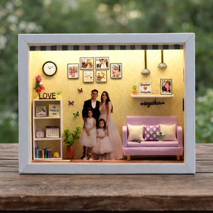 "OUR HAPPY FAMILY" MINIATURE WALL