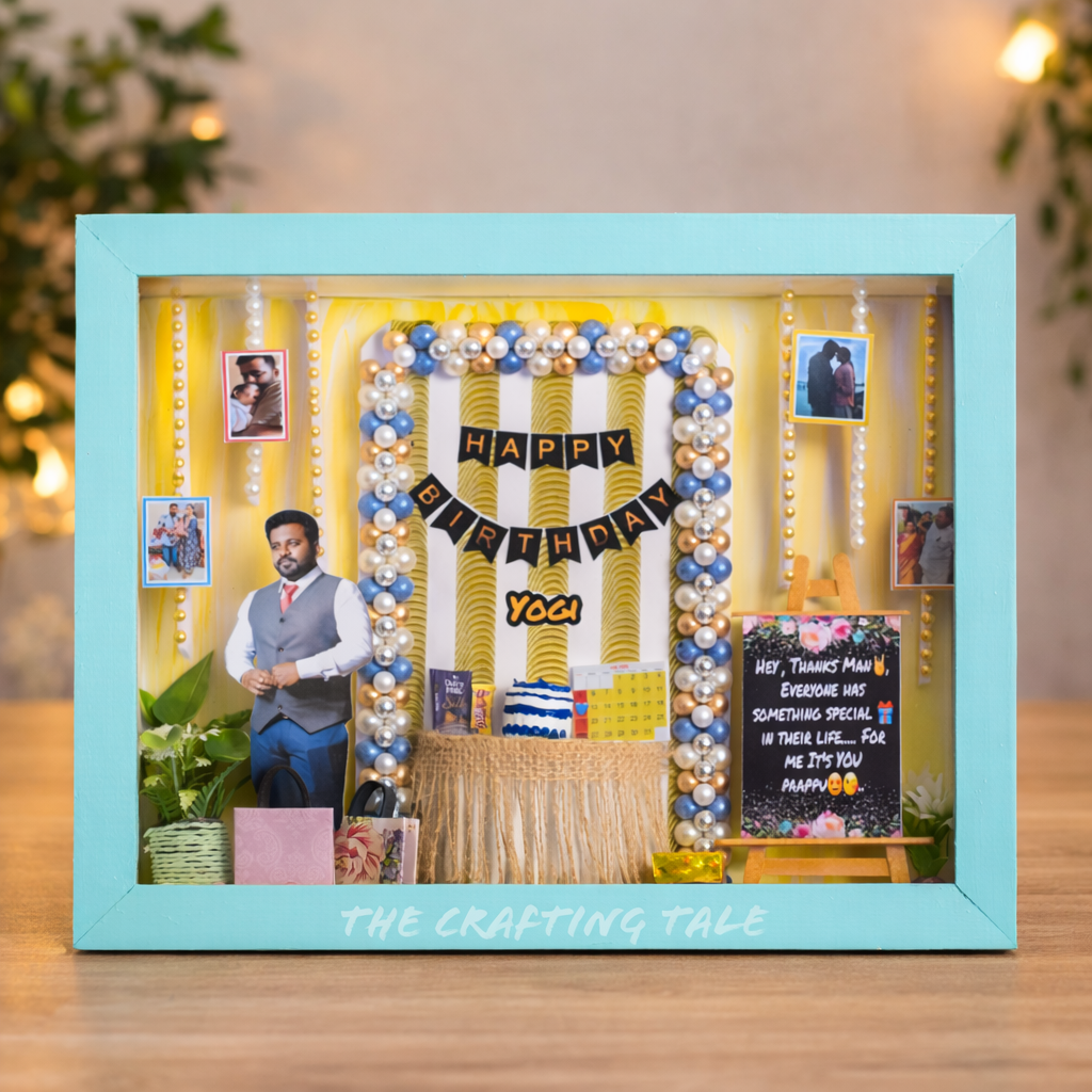 HIS HAPPY CORNER Miniature Frame