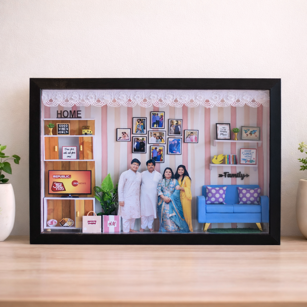 "OUR HAPPY FAMILY" MINIATURE WALL