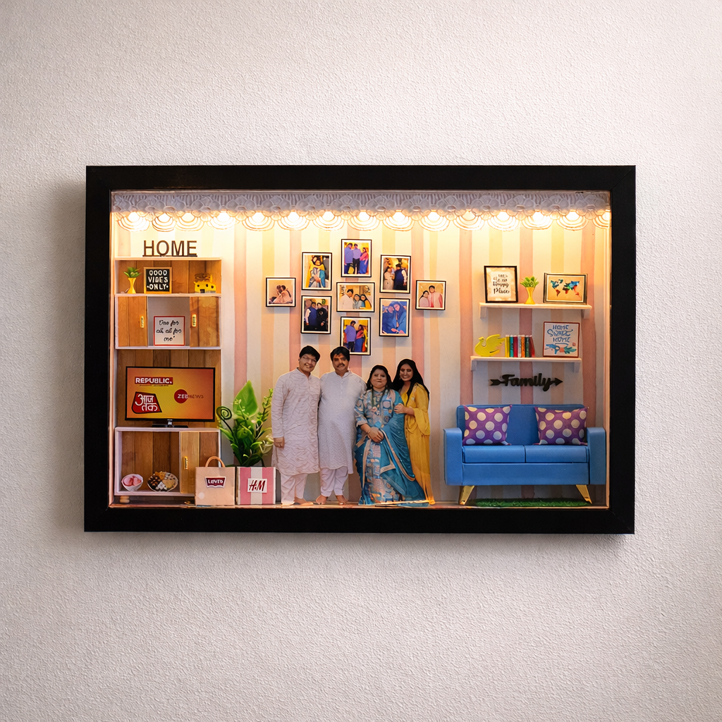 "OUR HAPPY FAMILY" MINIATURE WALL