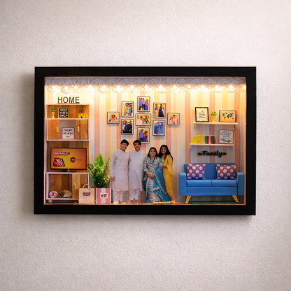 "OUR HAPPY FAMILY" MINIATURE WALL