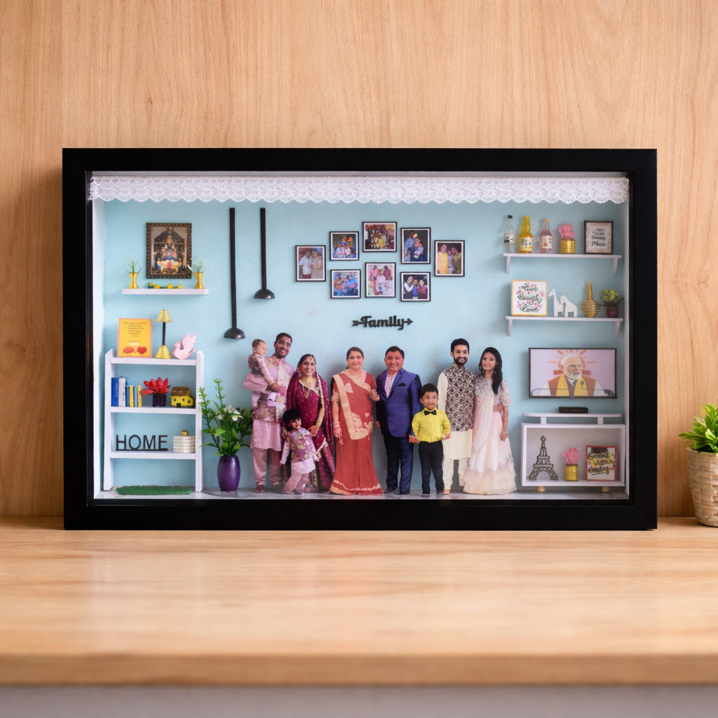 "OUR HAPPY FAMILY" MINIATURE WALL