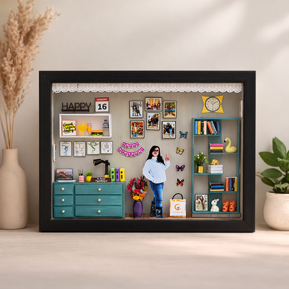 HER HAPPY CORNER Miniature frame