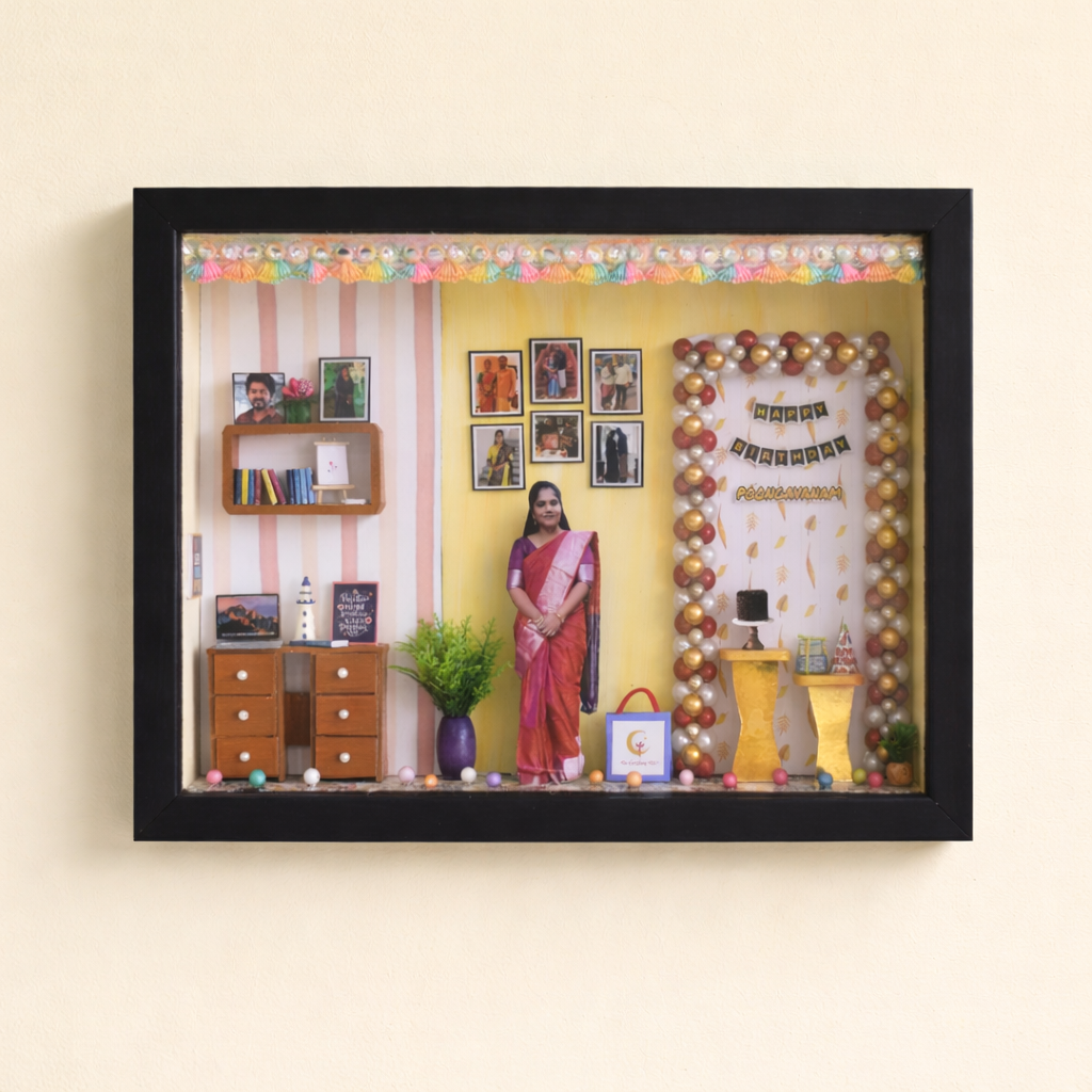 HER HAPPY CORNER Miniature frame