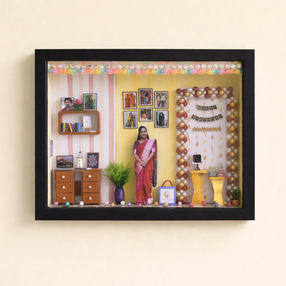 HER HAPPY CORNER Miniature frame