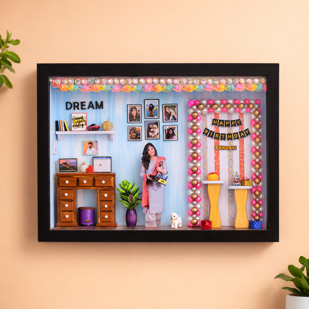HER HAPPY CORNER Miniature frame