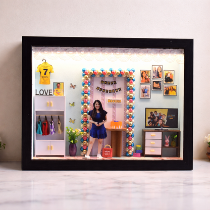 HER HAPPY CORNER Miniature frame