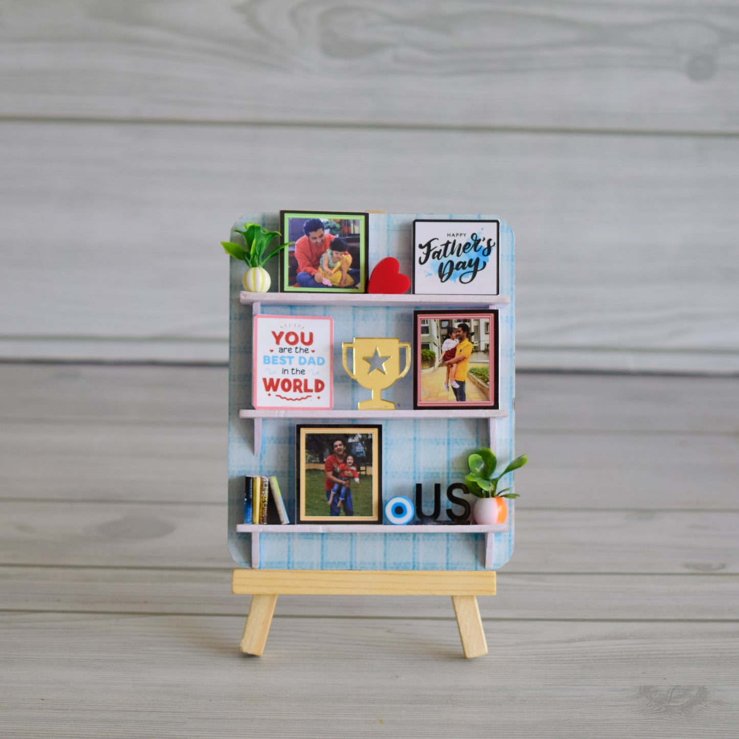 Miniature Shelf Fridge Magnet/Stand - Gift For Father