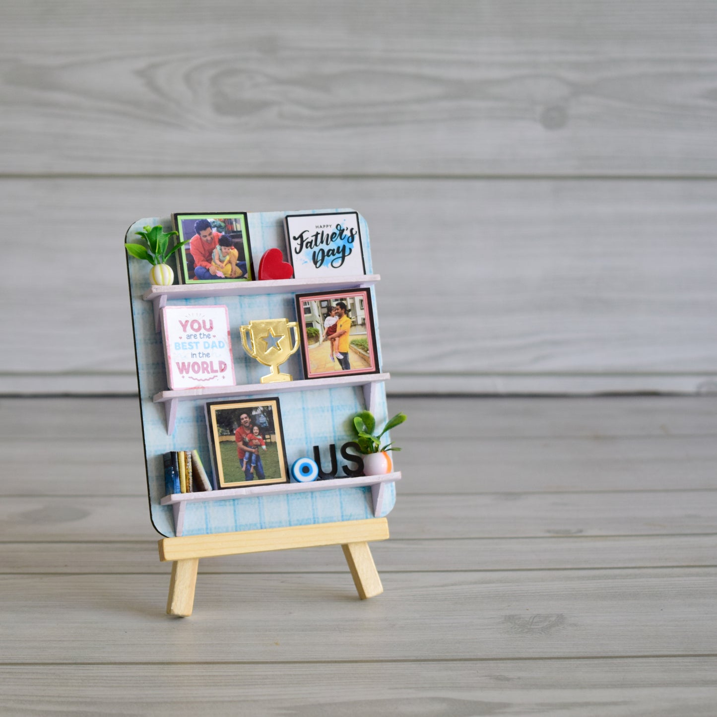 Miniature Shelf Fridge Magnet/Stand - Gift For Father