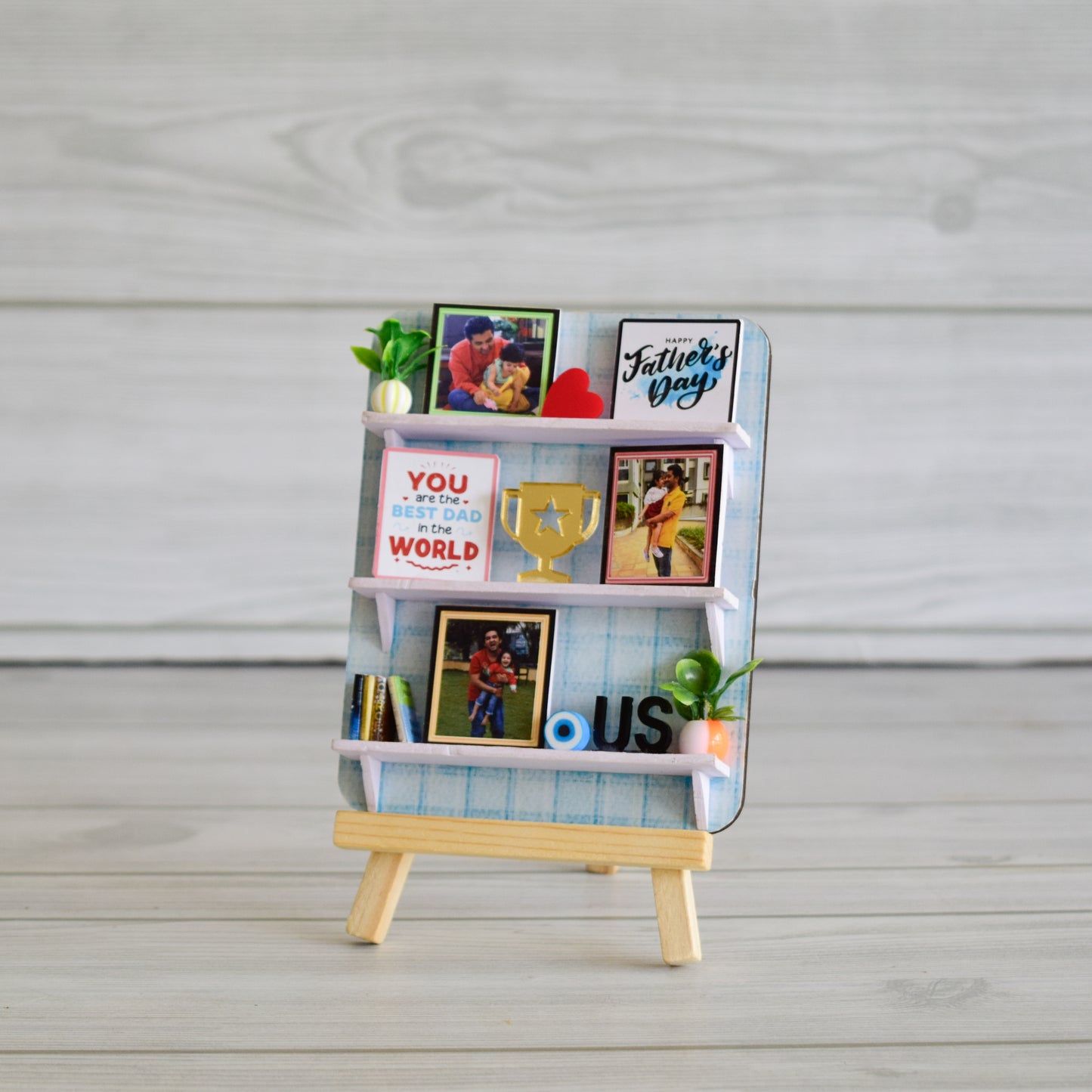 Miniature Shelf Fridge Magnet/Stand - Gift For Father