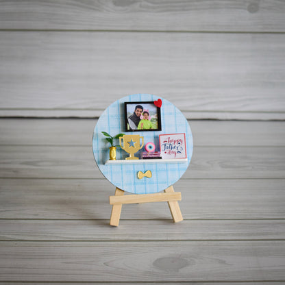 "HAPPY WISHES" MINIATURE SHELF - FATHER'S DAY