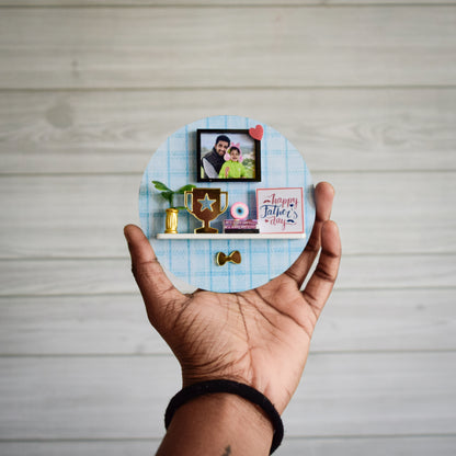 "HAPPY WISHES" MINIATURE SHELF - FATHER'S DAY