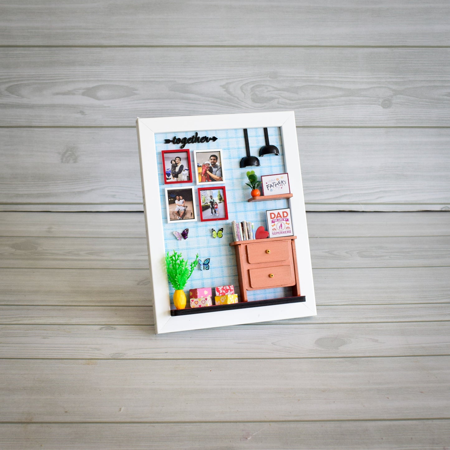 FATHER'S DAY "THE CUTE CORNER"  MINIATURE FRAME