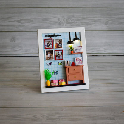 FATHER'S DAY "THE CUTE CORNER"  MINIATURE FRAME