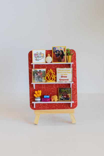 Miniature Shelf Fridge Magnet/Stand - Diwali Special