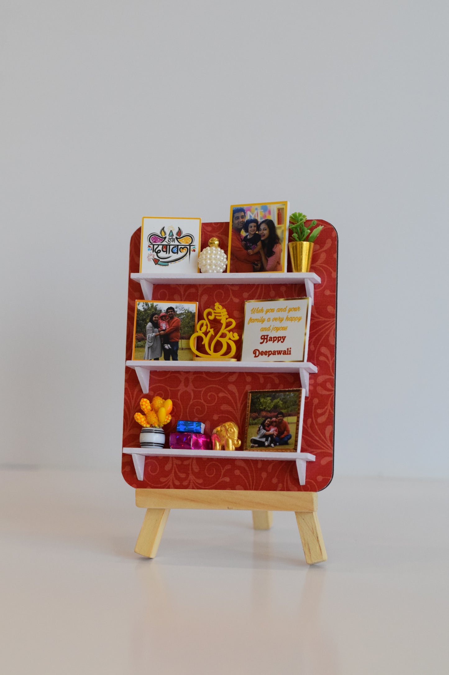 Miniature Shelf Fridge Magnet/Stand - Diwali Special