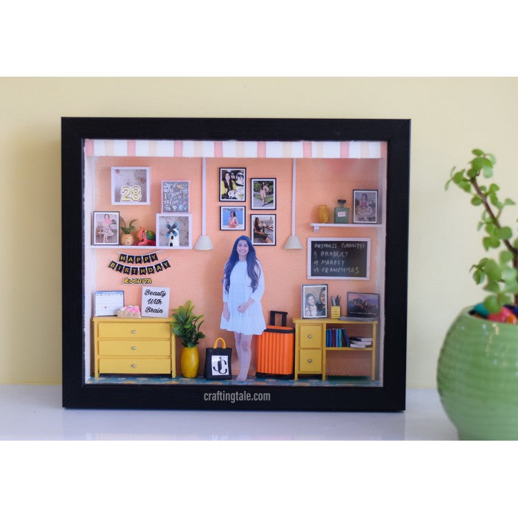 HER HAPPY CORNER Miniature frame