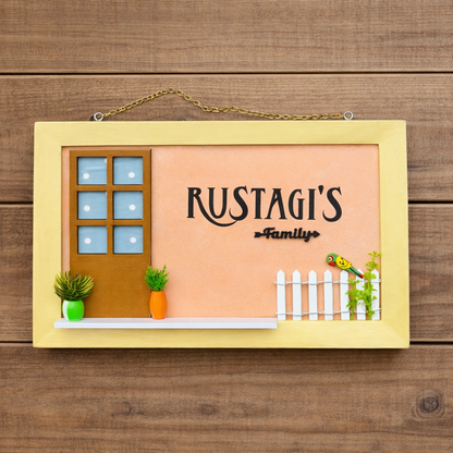 "OUR LITTLE FAMILY" HOUSE NAMEPLATES