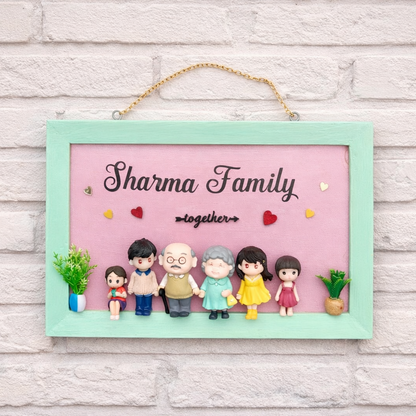 "OUR LITTLE FAMILY" HOUSE NAMEPLATES