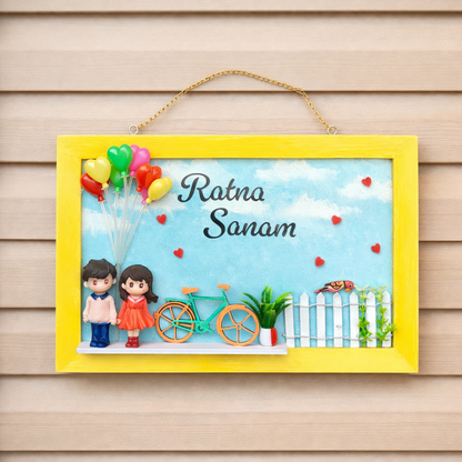 "OUR LITTLE FAMILY" HOUSE NAMEPLATES