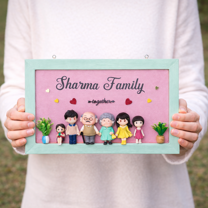 "OUR LITTLE FAMILY" HOUSE NAMEPLATES