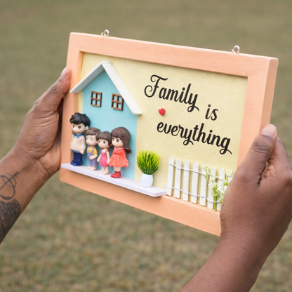 "OUR LITTLE FAMILY" HOUSE NAMEPLATES