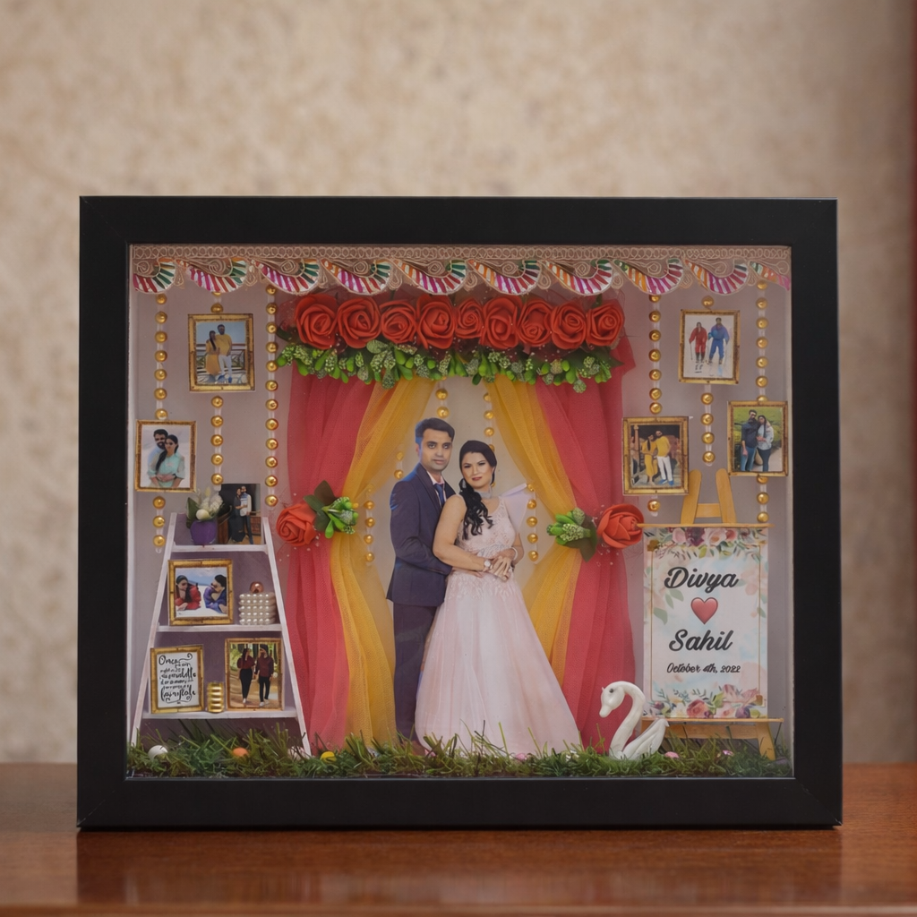 THE WEDDING Miniature Frame Design 1
