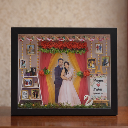 THE WEDDING Miniature Frame Design 1
