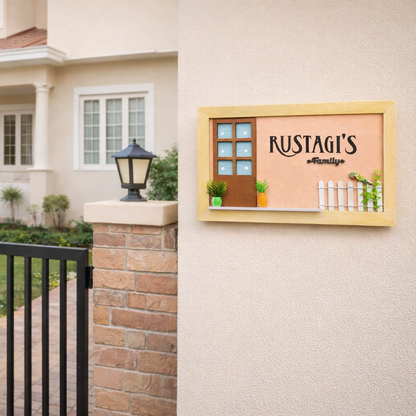 "OUR LITTLE FAMILY" HOUSE NAMEPLATES