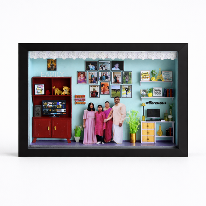 "OUR HAPPY FAMILY" MINIATURE WALL