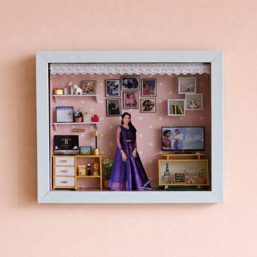 HER HAPPY CORNER Miniature frame