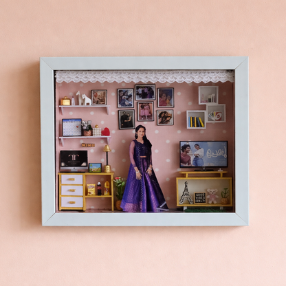 HER HAPPY CORNER Miniature frame