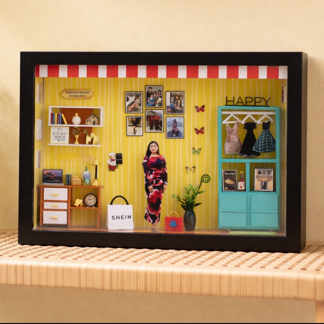 HER HAPPY CORNER Miniature frame