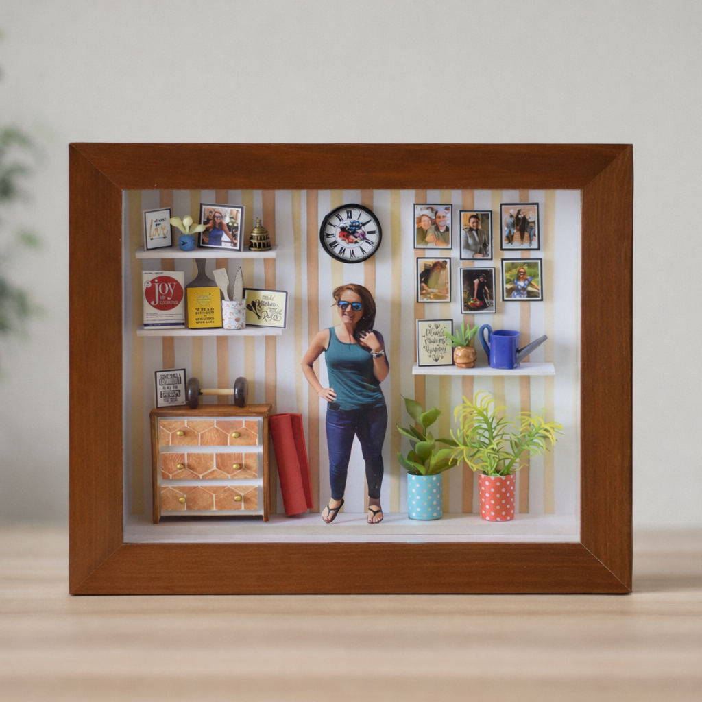 HER HAPPY CORNER Miniature frame