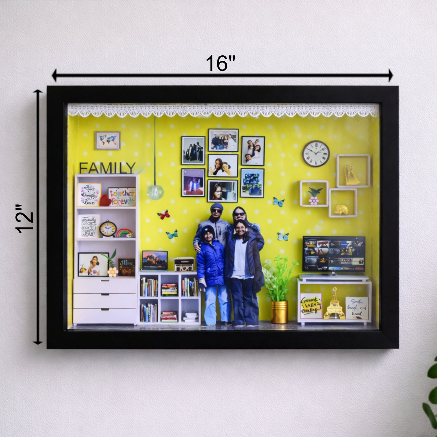 "OUR HAPPY FAMILY" MINIATURE WALL