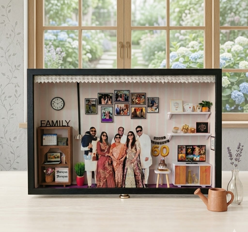 "OUR HAPPY FAMILY" MINIATURE WALL